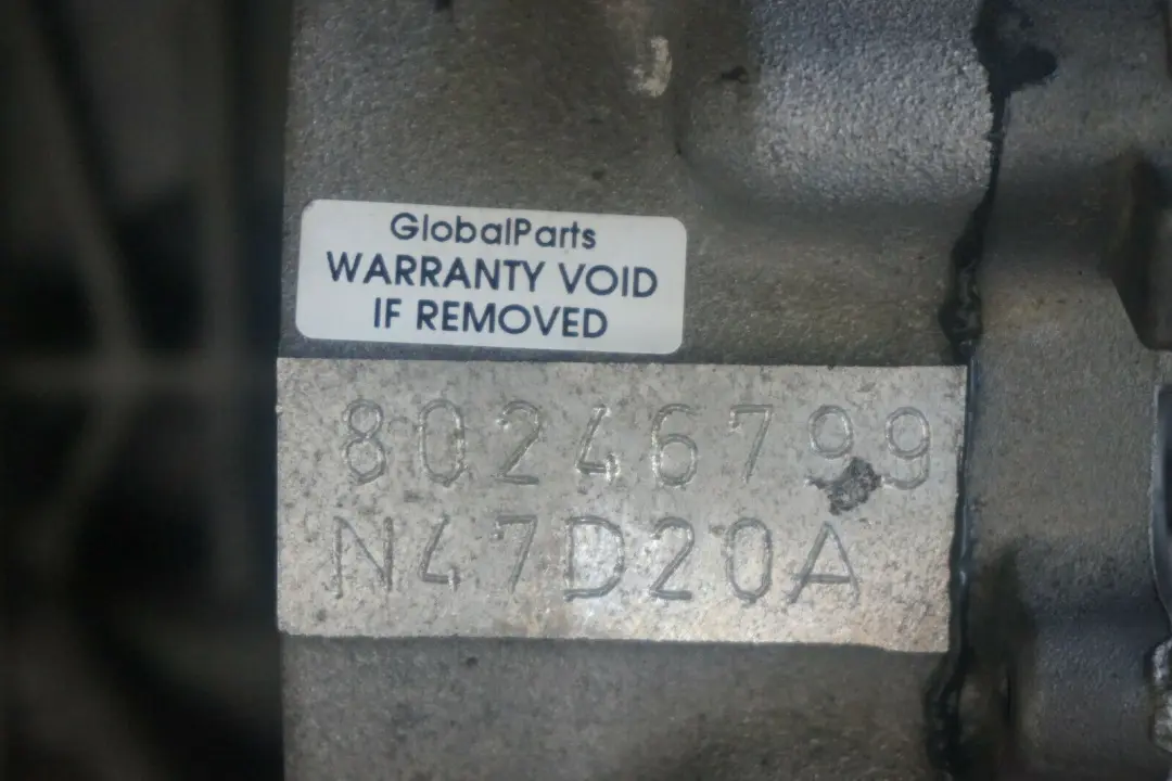 N47 177HP Bare Engine N47D20A with 99k m, WARRANTY BMW X3 Series E83 LCI 2.0d - SKU 2146545 - Part number 2146545