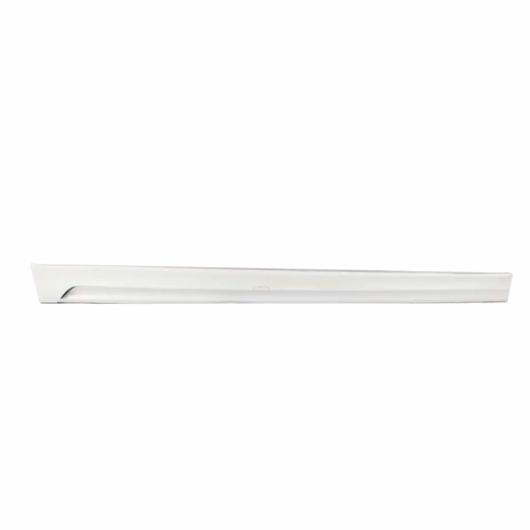 BMW E90 LCI Side Skirt M Aerodynamics Sill Strip Right O/S Alpinweiss White 300 - SKU 2147274-AW - Part number 2147274