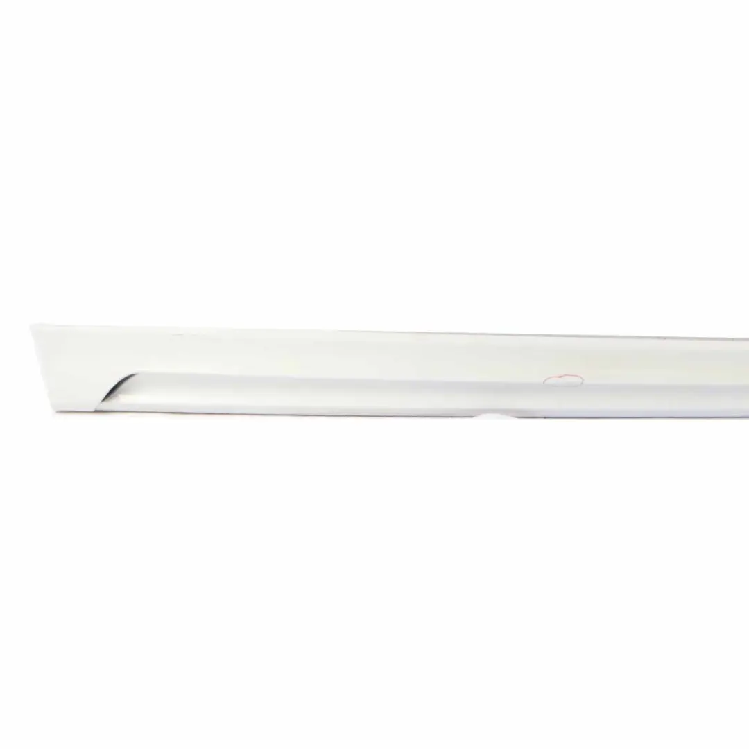 BMW E90 LCI Side Skirt M Aerodynamics Sill Strip Right O/S Alpinweiss White 300 - SKU 2147274-AW - Part number 2147274