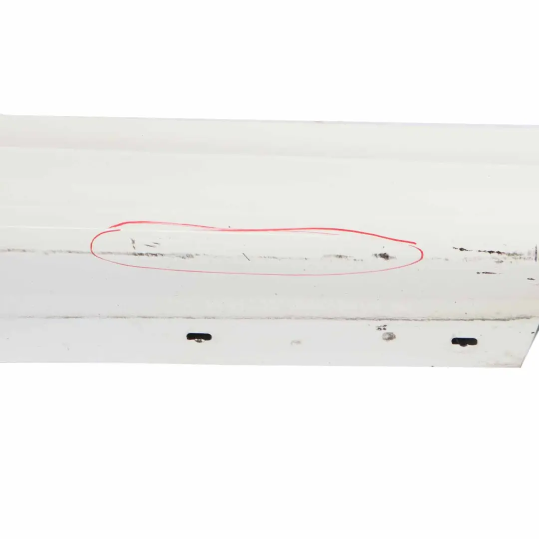 BMW E90 LCI Side Skirt M Aerodynamics Sill Strip Right O/S Alpinweiss White 300 - SKU 2147274-AW - Part number 2147274