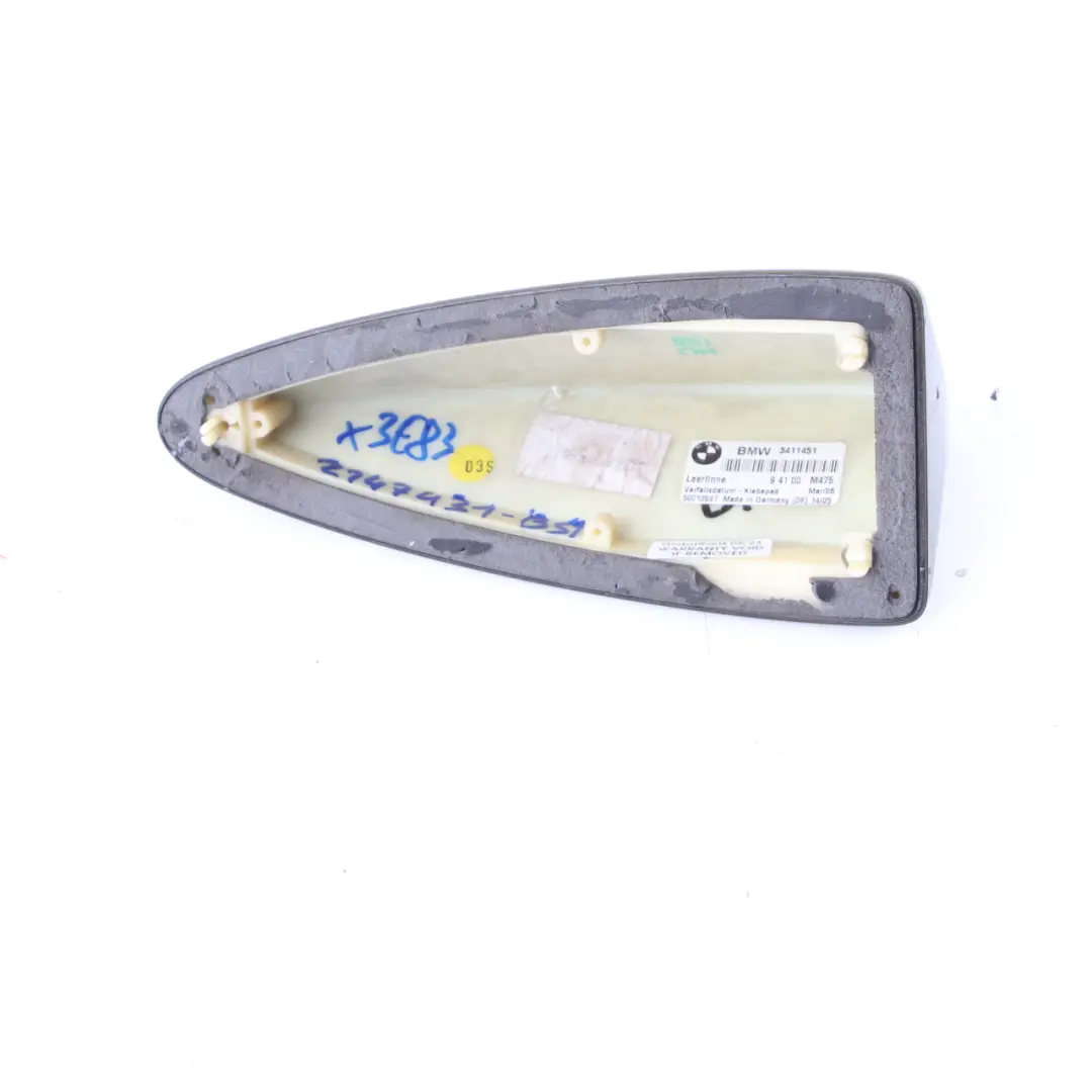 BMW X3 E83 Roof Aerial Casing Shark Fin Antenna Black Sapphire Metallic - 475 - SKU 2147431-BS1 - Part number 2147431