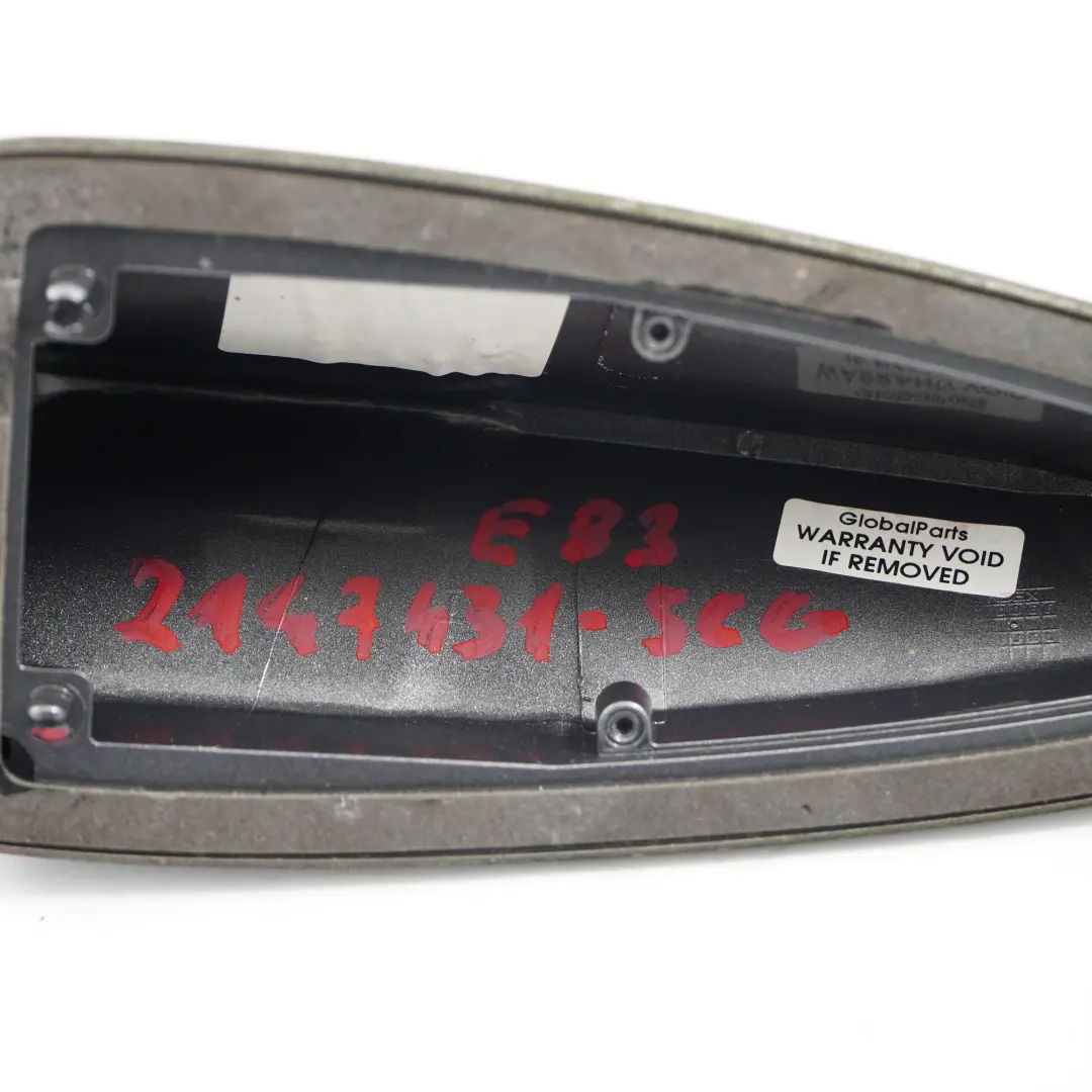 Antenne de toit avec aileron de requin - Spacegrau Grey - A52 pour BMW X3 E83 à propos du numéro de pièce 2147431 BMW X3 E83 Antenne de toit avec aileron de requin - Spacegrau Grey - A52 - SKU 2147431-SCG - Numéro de pièce 2147431