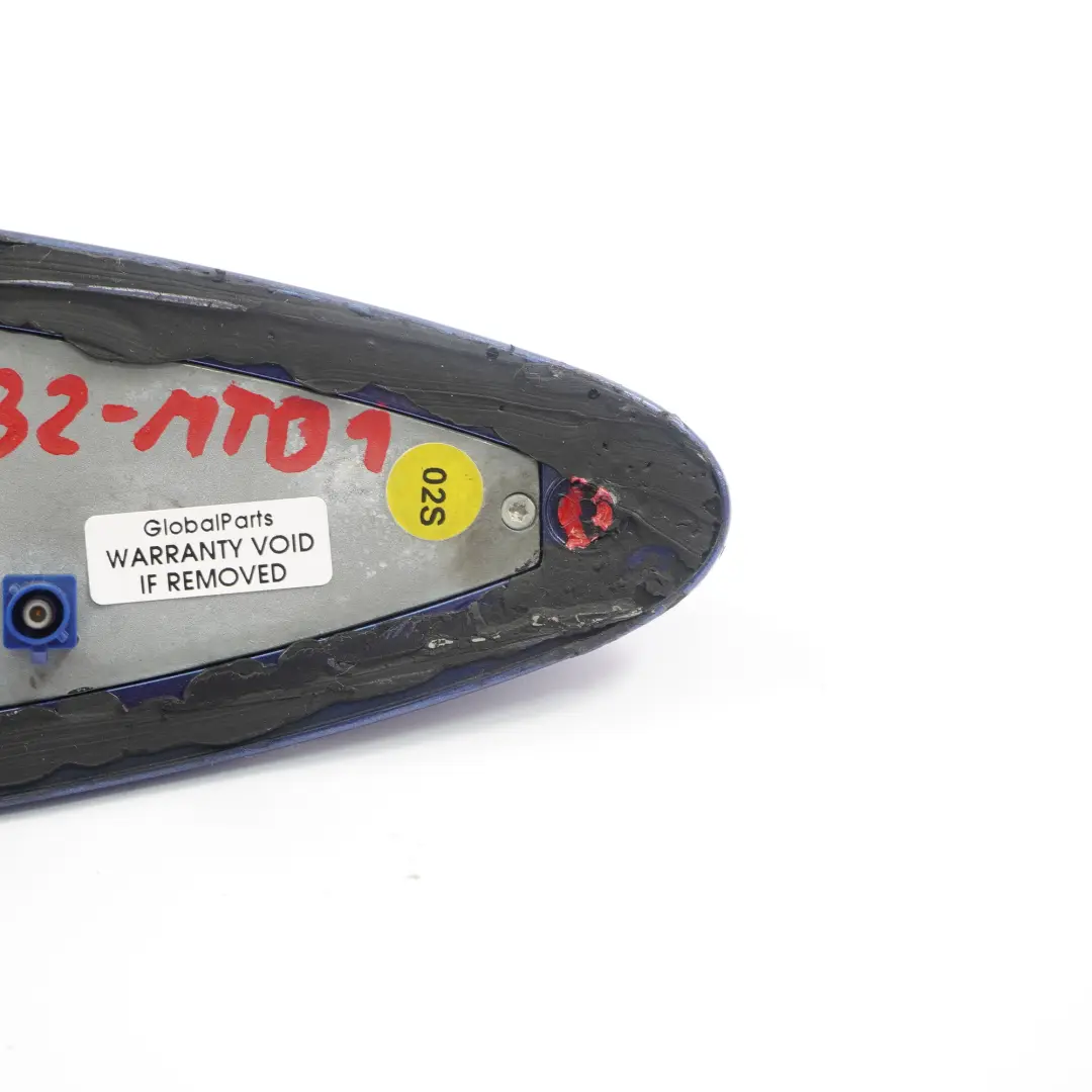 BMW X3 E83 Leergehäuse Dachantenne Dach Antenne Gehäuse Montegoblau Metallic A51 - SKU 2147432-MTB1 - Teilenummer 2147432