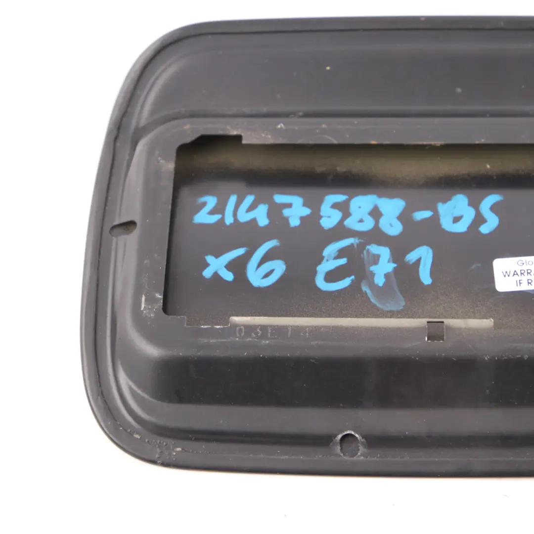 Fuel Cover BMW X6 E71 E72 Fill in Flap Filler Black Sapphire Metallic - 475 - SKU 2147588-BS - Part number 2147588