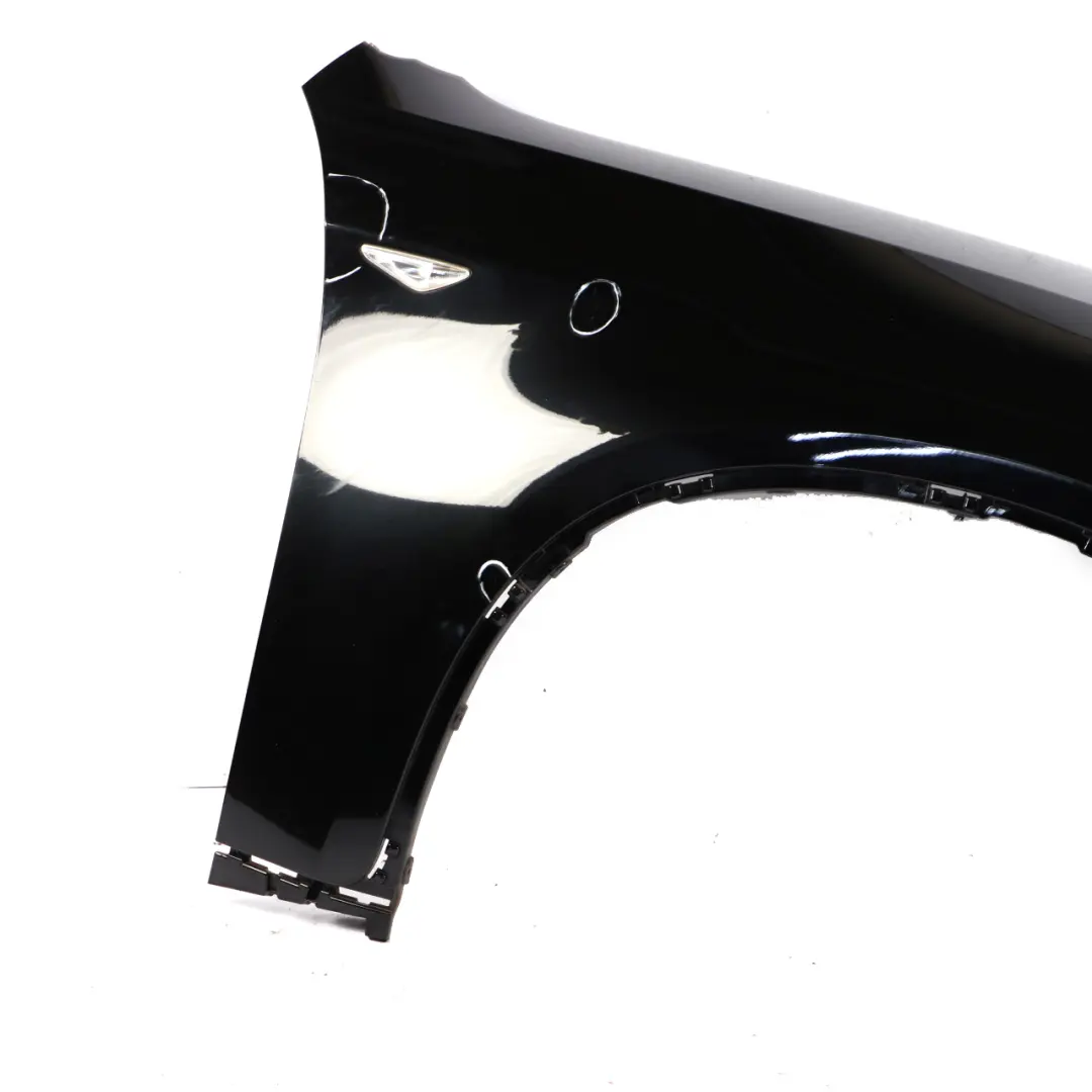 Side Wing Panel BMW X6 E71 Front Right O/S Fender Black Sapphire Metallic - 475 to with Part number 2147592 Side Wing Panel BMW X6 E71 Front Right O/S Fender Black Sapphire Metallic - 475 - SKU 2147592-BS - Part number 2147592