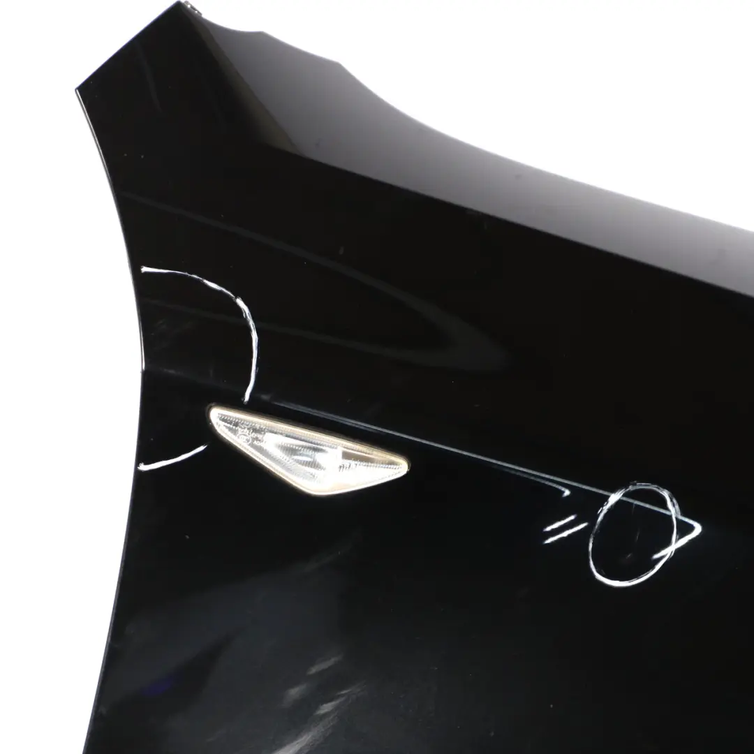 Side Wing Panel BMW X6 E71 Front Right O/S Fender Black Sapphire Metallic - 475 to with Part number 2147592 Side Wing Panel BMW X6 E71 Front Right O/S Fender Black Sapphire Metallic - 475 - SKU 2147592-BS - Part number 2147592