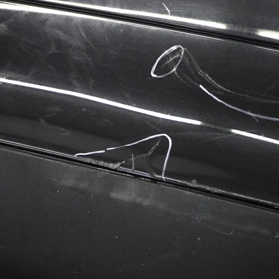 BMW X6 E71 Rear Bumper Trim Panel Black Sapphire Metallic - 475 - SKU 2147603-BS - Part number 2147603