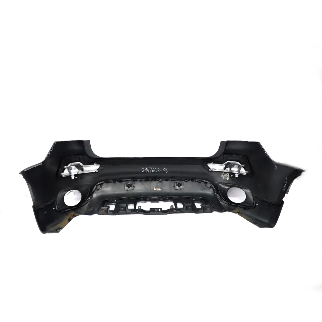 Zderzak Tylny PDC Black Sapphire Czarny Metalik - 475 do BMW X6 E71 o numerze 2147603 BMW X6 E71 Zderzak Tylny PDC Black Sapphire Czarny Metalik - 475 - SKU 2147603-BS - Numer Części 2147603