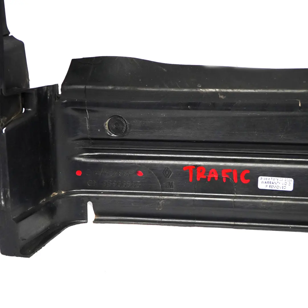 Renault Trafic Intercooler Radiator Guide gaine Panneau inférieur - SKU 214763488R - Numéro de pièce 214763488R
