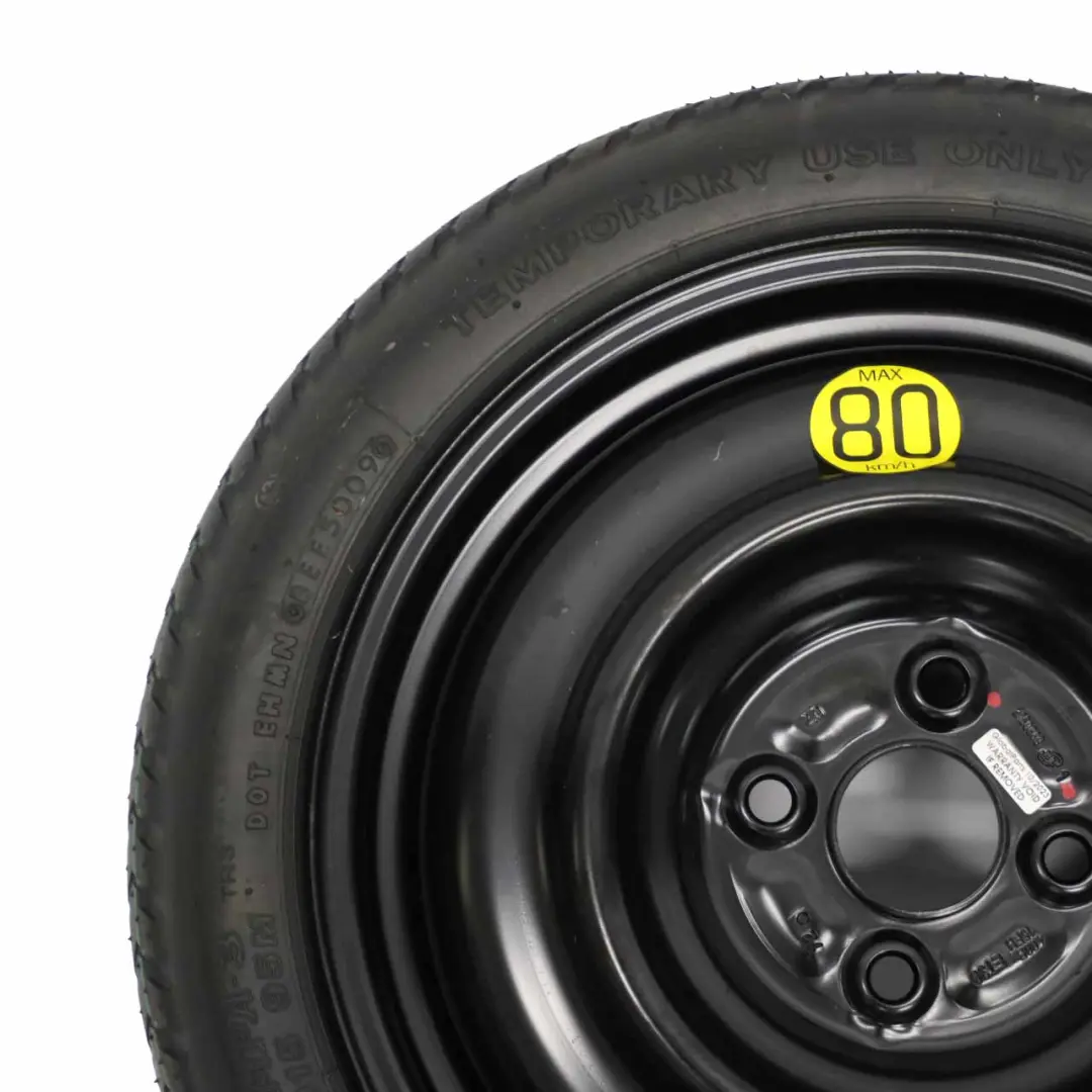 Ruota di scorta Toyota Yaris 2 Ruote Acciaio R15 4J Bridgestone 125/70 per con numero di parte 2150669 Ruota di scorta Toyota Yaris 2 Ruote Acciaio R15 4J Bridgestone 125/70 - SKU 2150669 - Numero di parte 2150669