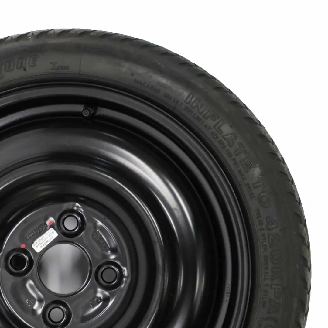  Spare Wheel Toyota Yaris 2 Wheel Steel R15 4J Bridgestone 125/70 - SKU 2150669 - Part number 2150669