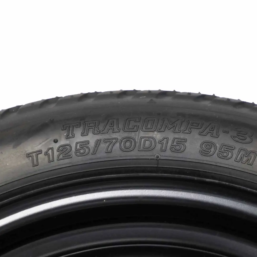  Spare Wheel Toyota Yaris 2 Wheel Steel R15 4J Bridgestone 125/70 - SKU 2150669 - Part number 2150669