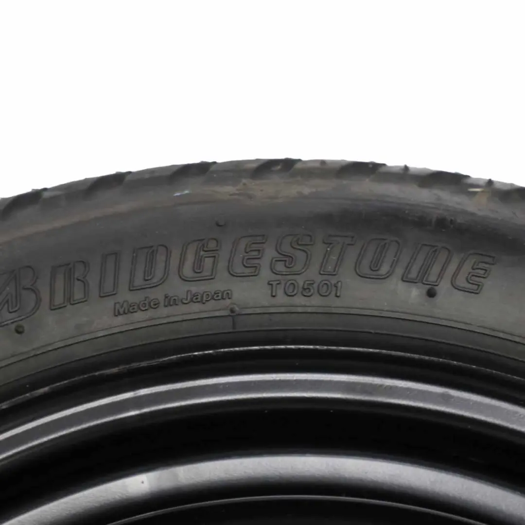  Roue de secours Toyota Yaris 2 Roues Acier R15 4J Bridgestone 125/70 - SKU 2150669 - Numéro de pièce 2150669