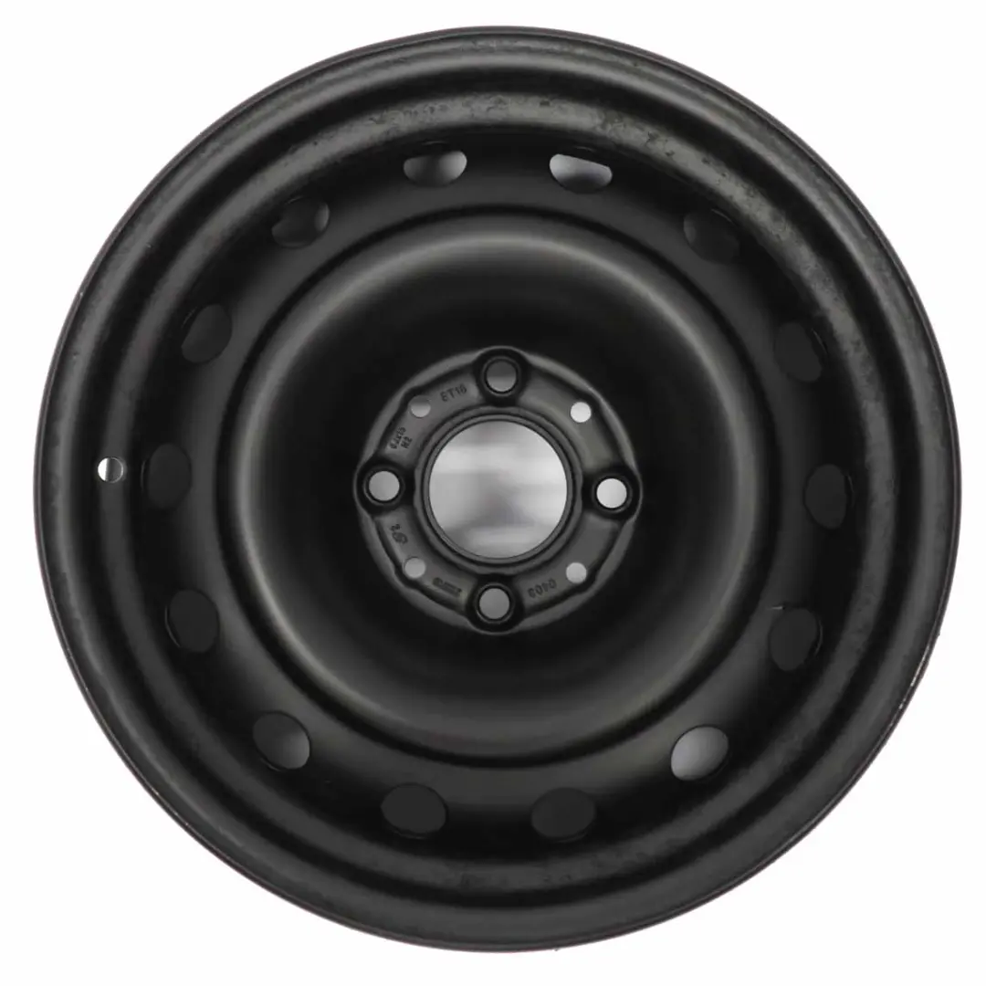 Citroen Xsara Picasso Black Steel Rim Wheel Spare 15" 6J ET:18 to with Part number 2150740 Citroen Xsara Picasso Black Steel Rim Wheel Spare 15" 6J ET:18 - SKU 2150740 - Part number 2150740