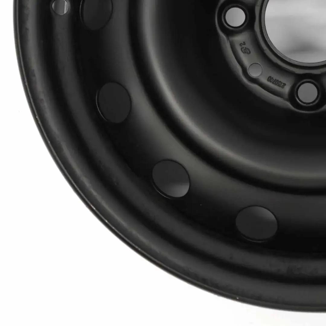  Citroen Xsara Picasso Roue de secours à jante acier noire 15" 6J ET:18 - SKU 2150740 - Numéro de pièce 2150740