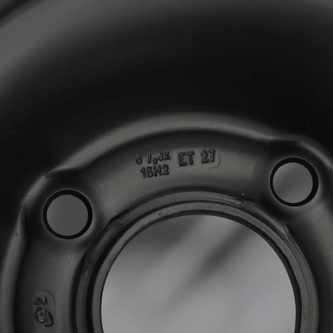 Citroen Berlingo Black Steel Wheel Rim 15" ET:27 6,5J to Peugeot Partner with Part number 2150752 Peugeot Partner Citroen Berlingo Black Steel Wheel Rim 15" ET:27 6,5J - SKU 2150752 - Part number 2150752