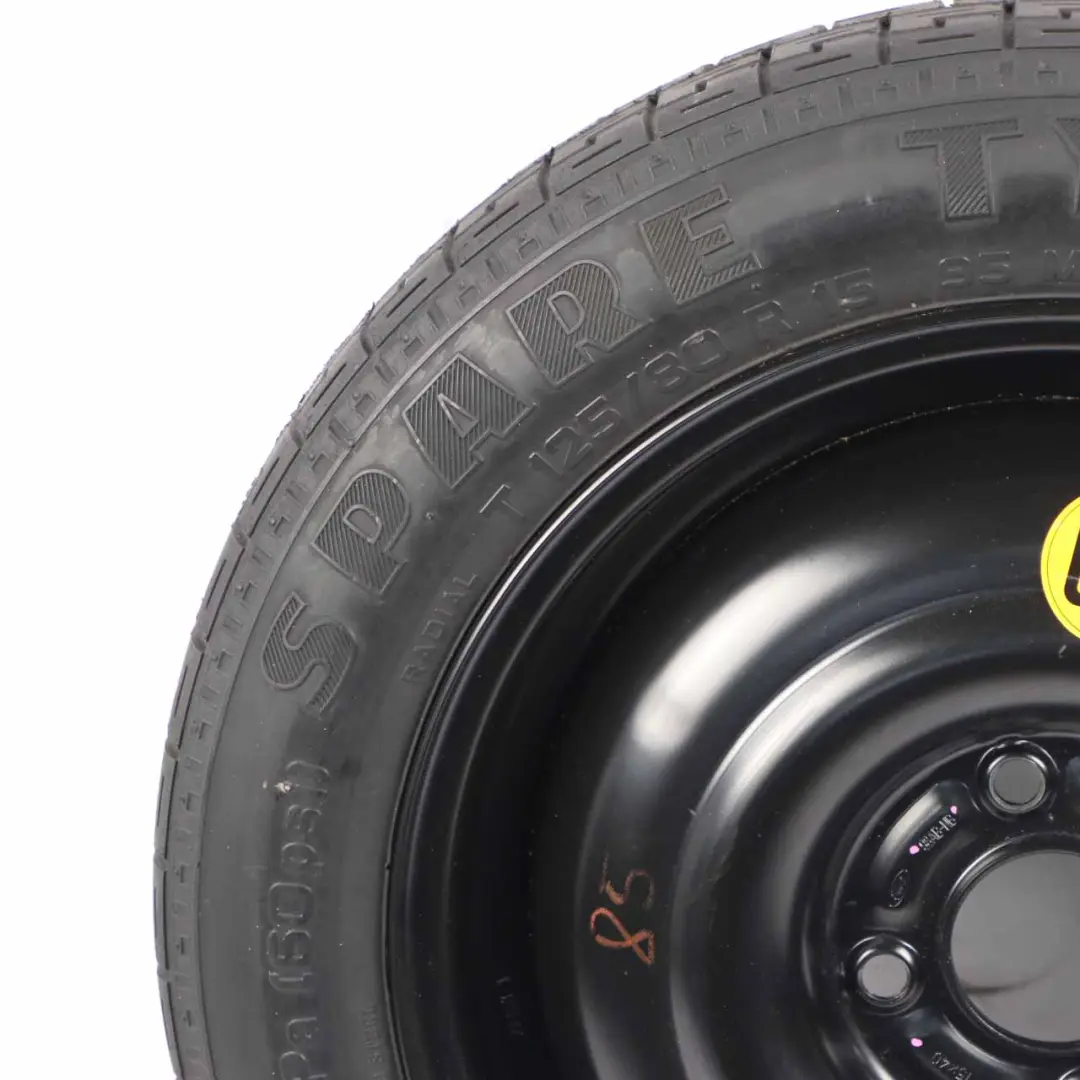Ford Focus MK1 Compact Spare Wheel Steel R15 Tyre 125/80 - SKU 2150836 - Part number 2150836