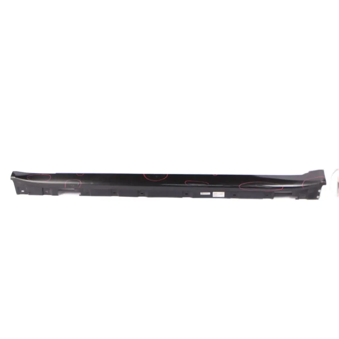 BMW F01 Side Skirt Door Sill Cover Panel Left N/S Black Sapphire Metallic - 475 - SKU 2152311-BS - Part number 2152311