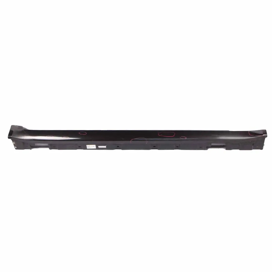 BMW F01 Side Skirt Door Sill Cover Panel Right O/S Black Sapphire Metallic - 475 - SKU 2152312-BS - Part number 2152312