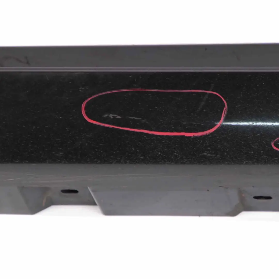 BMW F01 Side Skirt Door Sill Cover Panel Right O/S Black Sapphire Metallic - 475 - SKU 2152312-BS - Part number 2152312