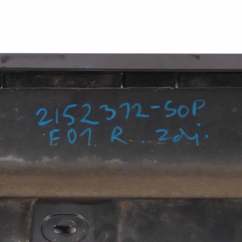 Side Skirt Door Sill Cover Panel Right O/S Sophistograu Grey - B90 to BMW F01 with Part number 2152312 BMW F01 Side Skirt Door Sill Cover Panel Right O/S Sophistograu Grey - B90 - SKU 2152312-SOP - Part number 2152312