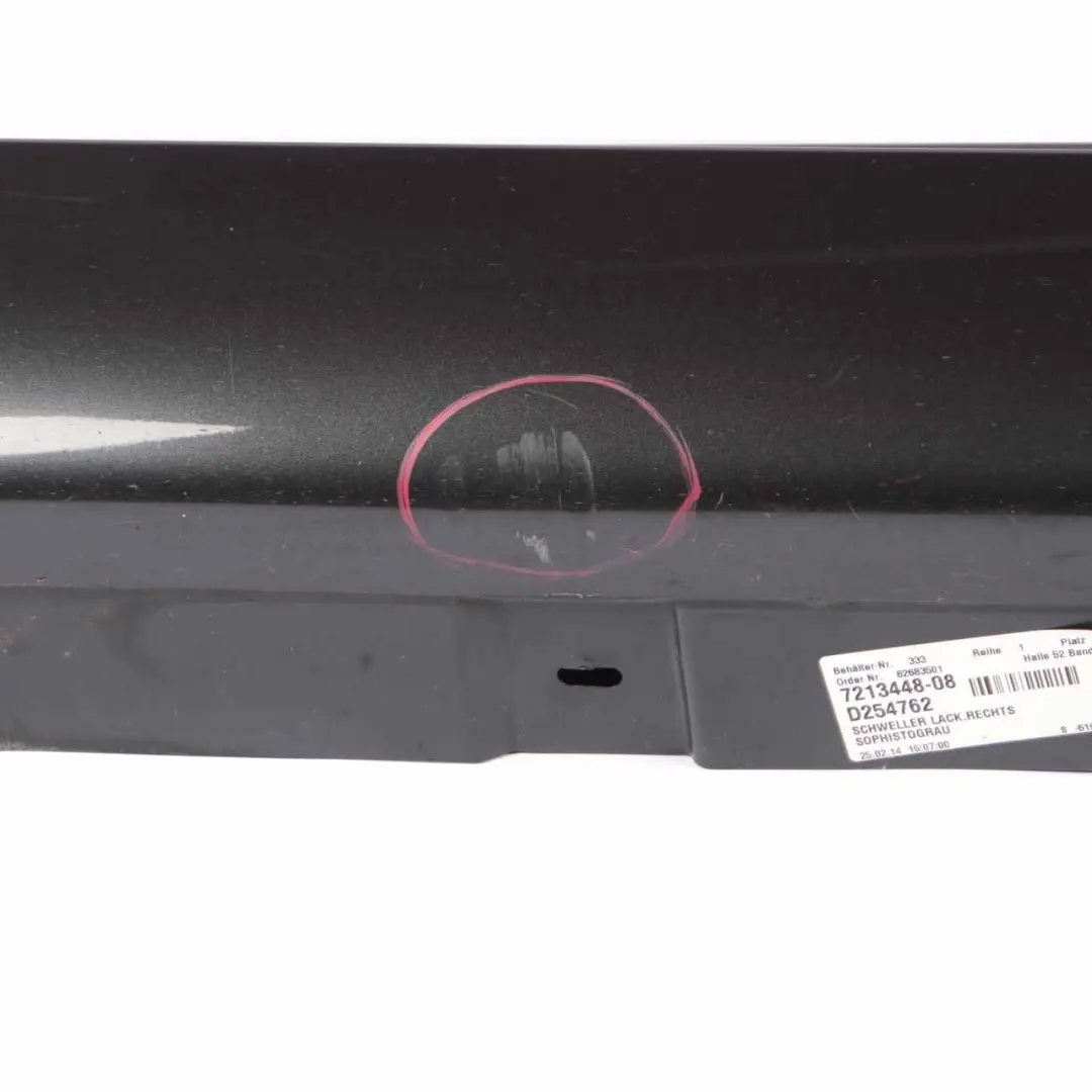 Side Skirt Door Sill Cover Panel Right O/S Sophistograu Grey - B90 to BMW F01 with Part number 2152312 BMW F01 Side Skirt Door Sill Cover Panel Right O/S Sophistograu Grey - B90 - SKU 2152312-SOP - Part number 2152312