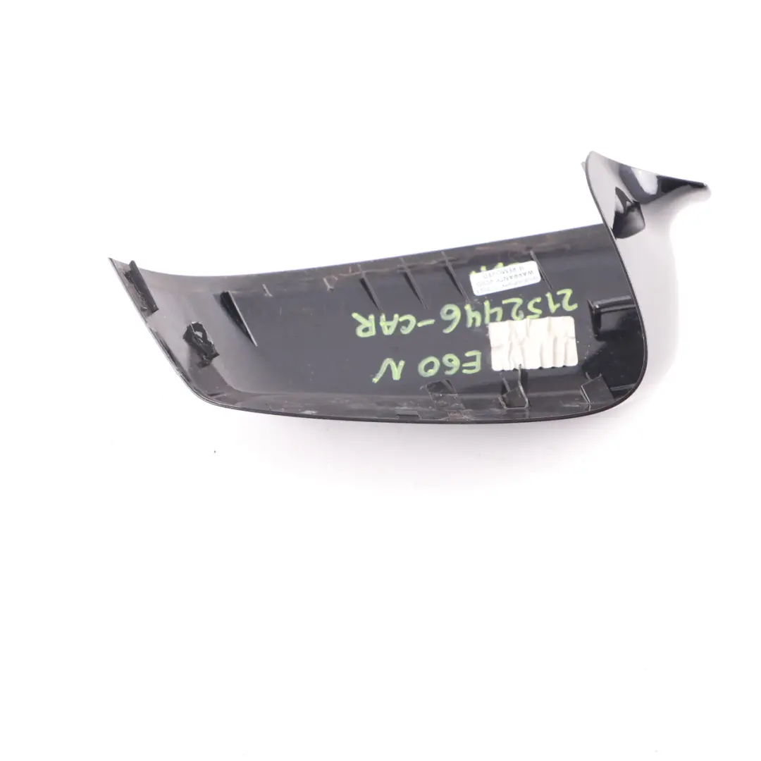 BMW E60 E61 E64 LCI Wing Mirror Cover Cap Right O/S Carbon Black Metallic-416 - SKU 2152446-CAR - Part number 2152446