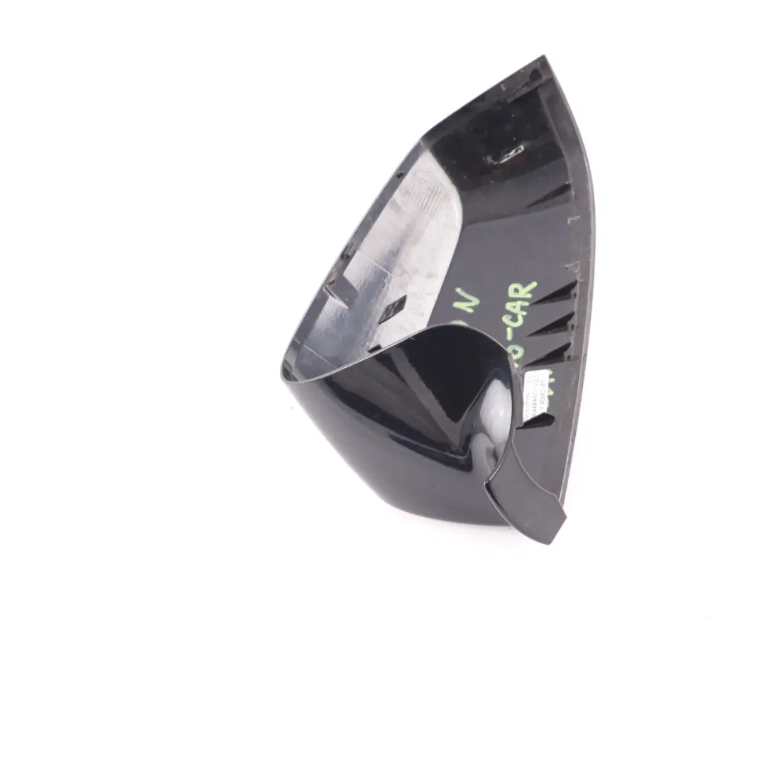 BMW E60 E61 E64 LCI Wing Mirror Cover Cap Right O/S Carbon Black Metallic-416 - SKU 2152446-CAR - Part number 2152446
