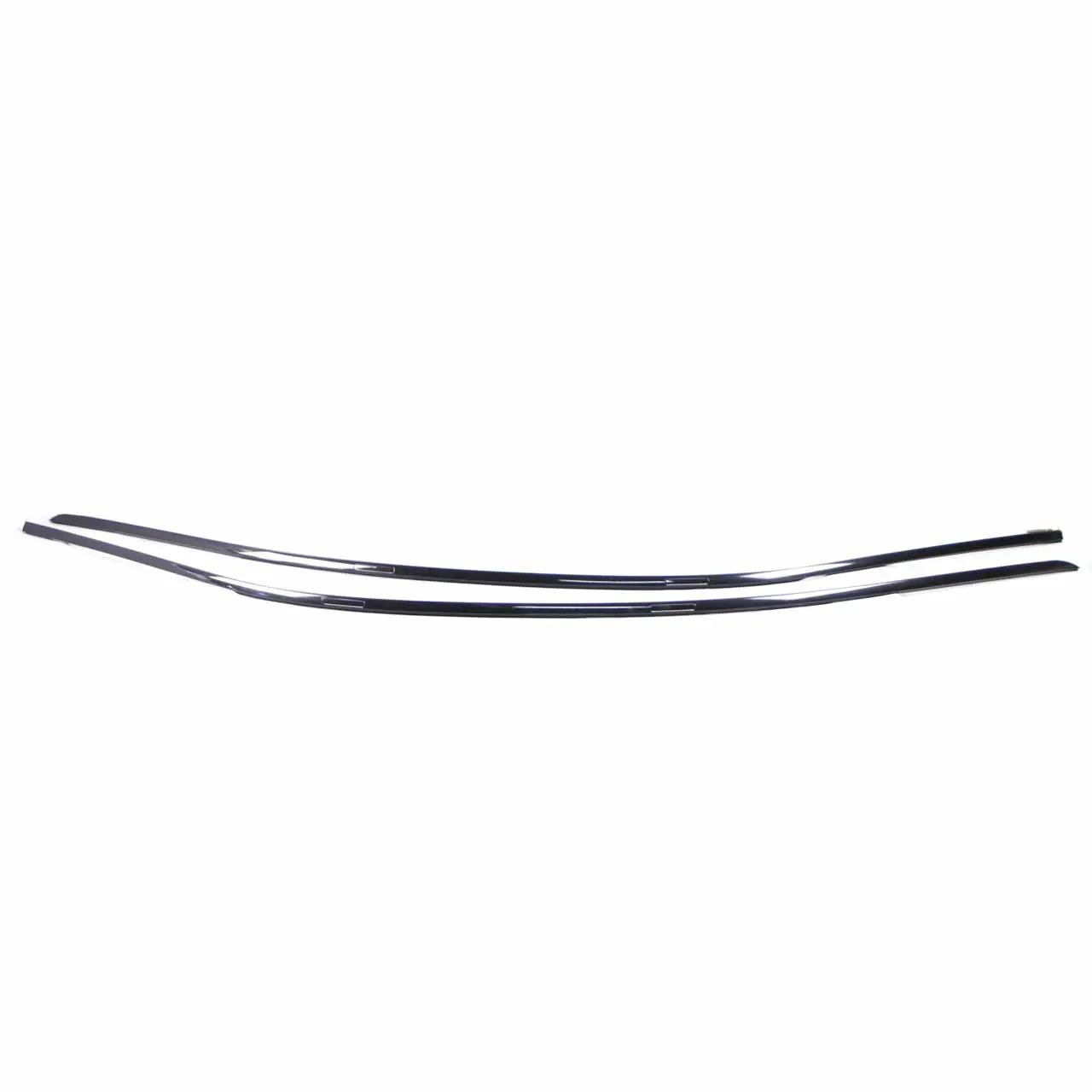 BMW F01 Techo Izquierda Derecha Techo Railing Trim Strip Set Negro Zafiro 475