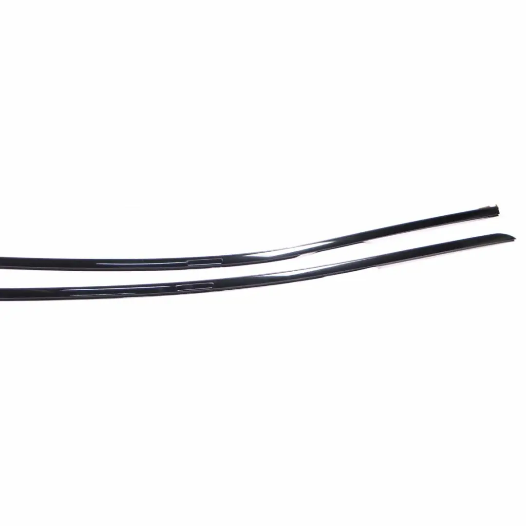 BMW F01 Roof Moulding Left Right Roof Railing Trim Strip Set Black Sapphire 475 - SKU 2152447-BS - Part number 2152447