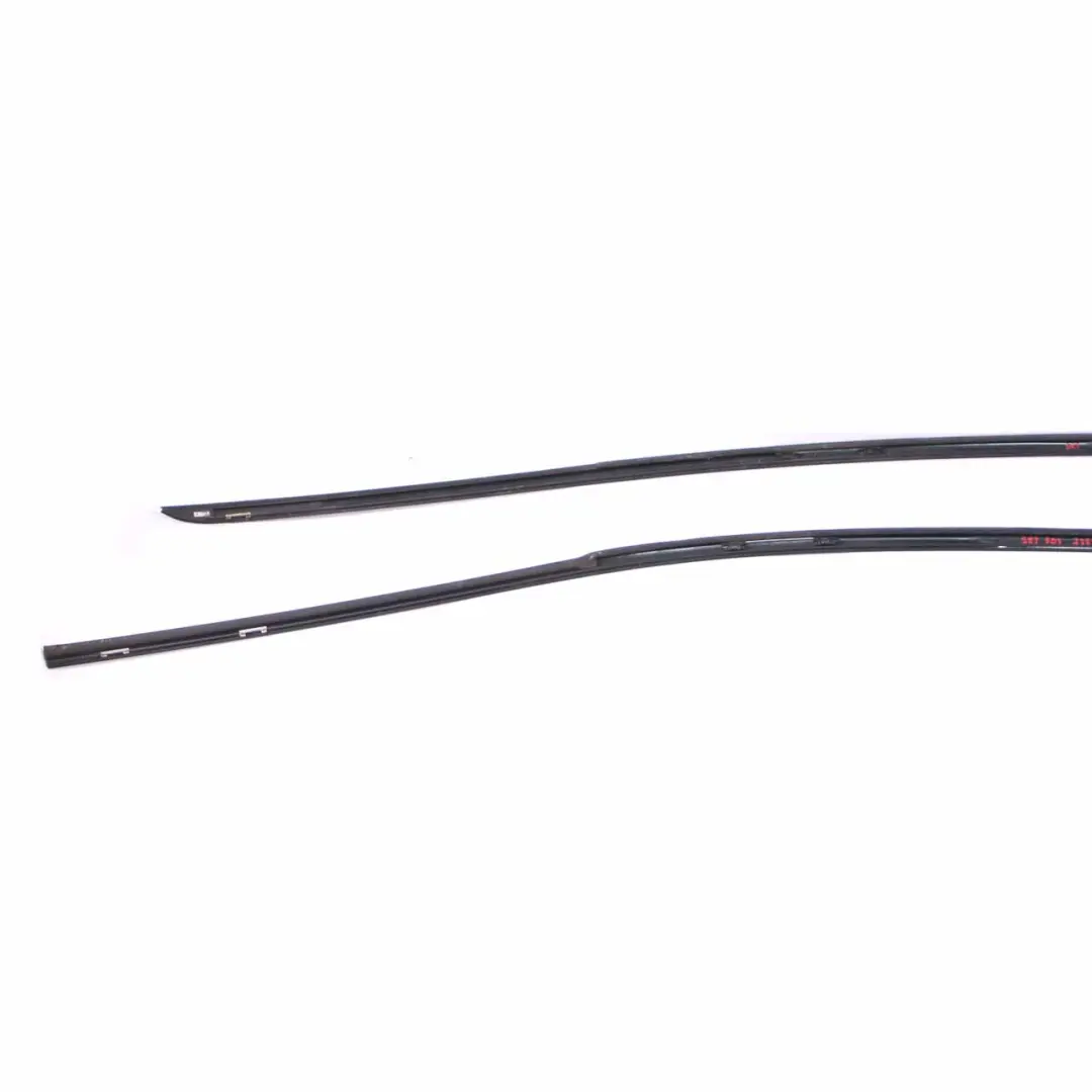 BMW F01 Roof Moulding Left Right Roof Railing Trim Strip Set Black Sapphire 475 - SKU 2152447-BS - Part number 2152447