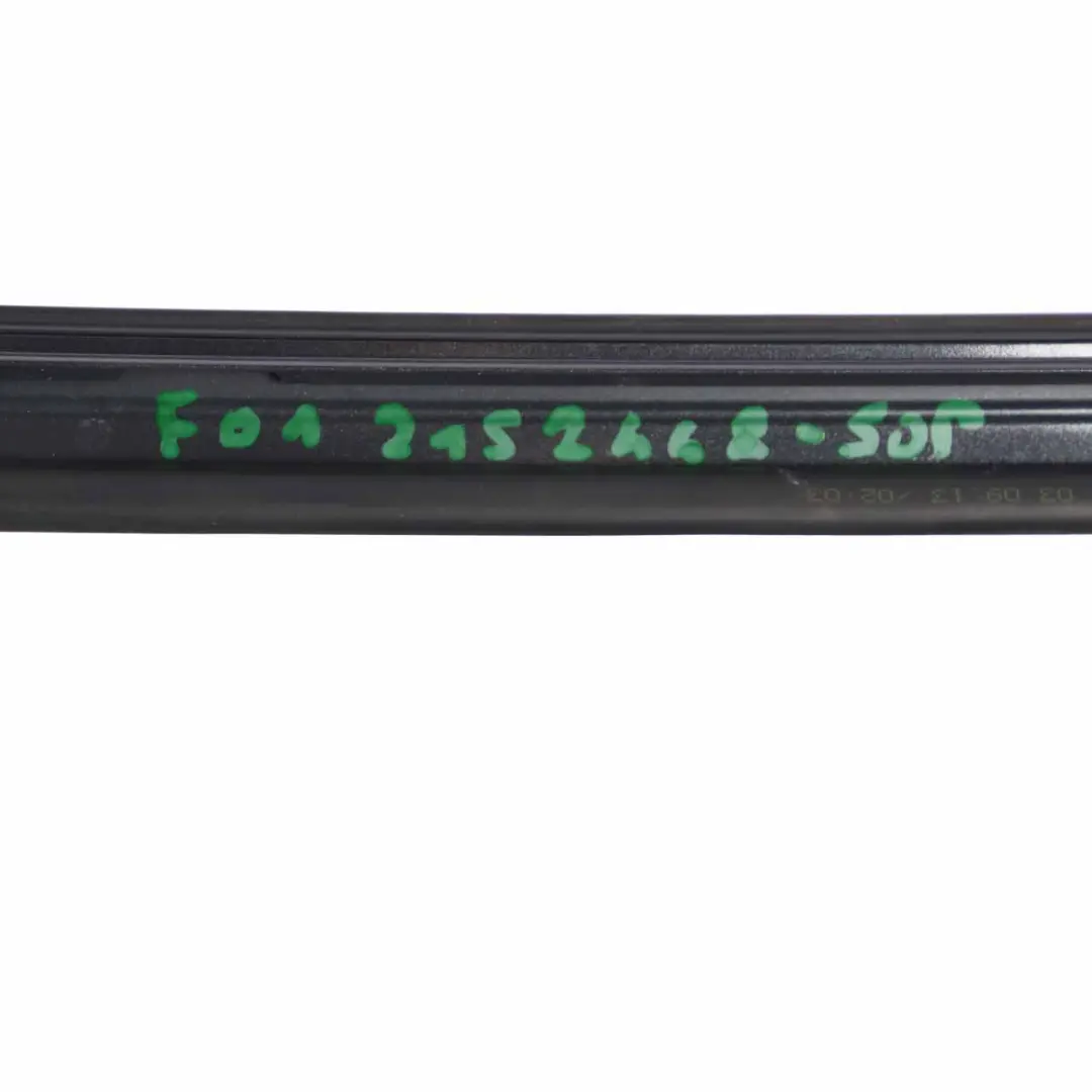 BMW F01 Roof Moulding Right O/S Roof Railing Trim Strip Sophistograu Grey - B90 - SKU 2152448-SOP - Part number 2152448