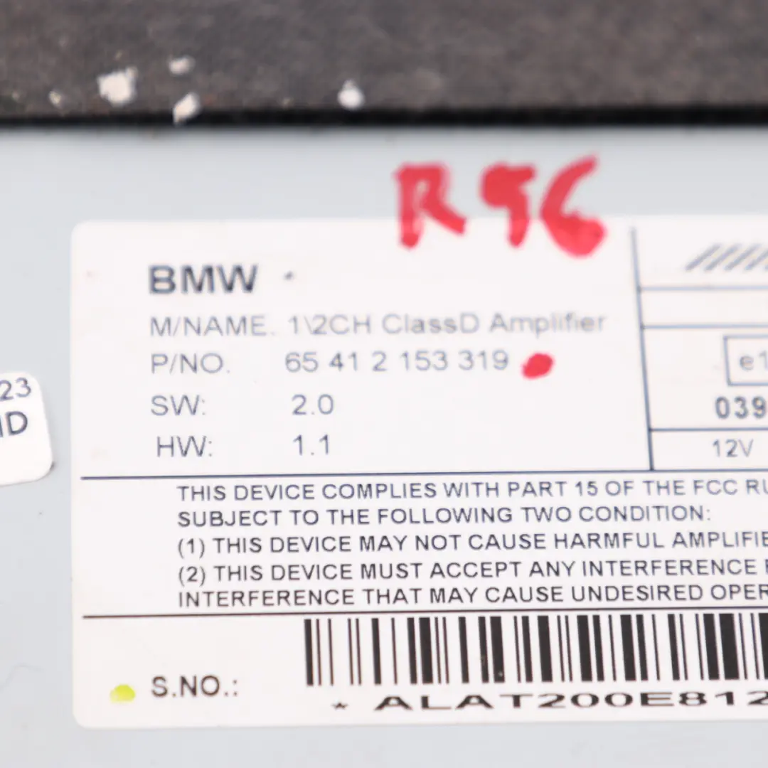 Audio Amplifier Mini R55 R56 Alpine Hi-Fi System Amplifier Booster to with Part number 2153319 Audio Amplifier Mini R55 R56 Alpine Hi-Fi System Amplifier Booster - SKU 2153319 - Part number 2153319