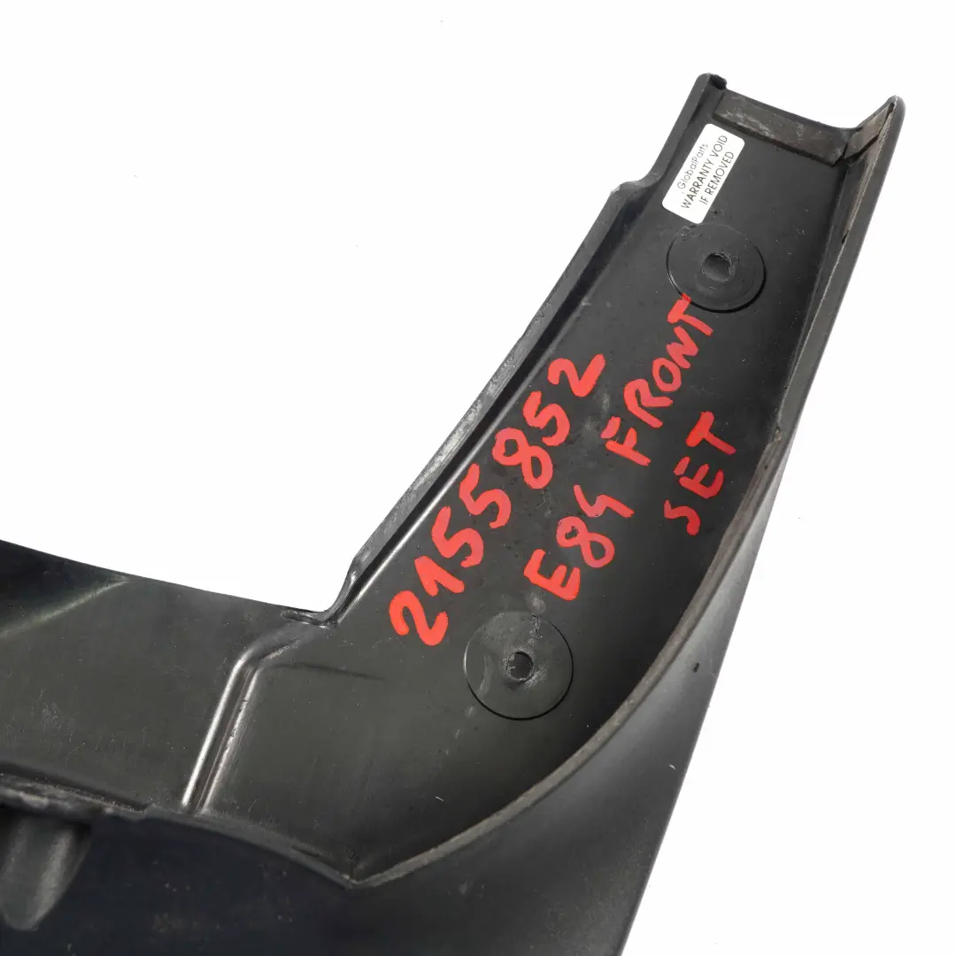 Mud Flaps Delantero Izquierdo Derecho N/ Mudflaps Covering Set para BMW E84 con número de pieza 2155852 BMW E84 Mud Flaps Delantero Izquierdo Derecho N/ Mudflaps Covering Set - SKU 2155852 - Número de pieza 2155852