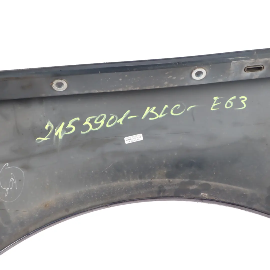 Wing Panel Front Left Side Fender N/S Blue Onyx Metallic - S11 to BMW E63 E64 with Part number 2155901 BMW E63 E64 Wing Panel Front Left Side Fender N/S Blue Onyx Metallic - S11 - SKU 2155901-BLO - Part number 2155901