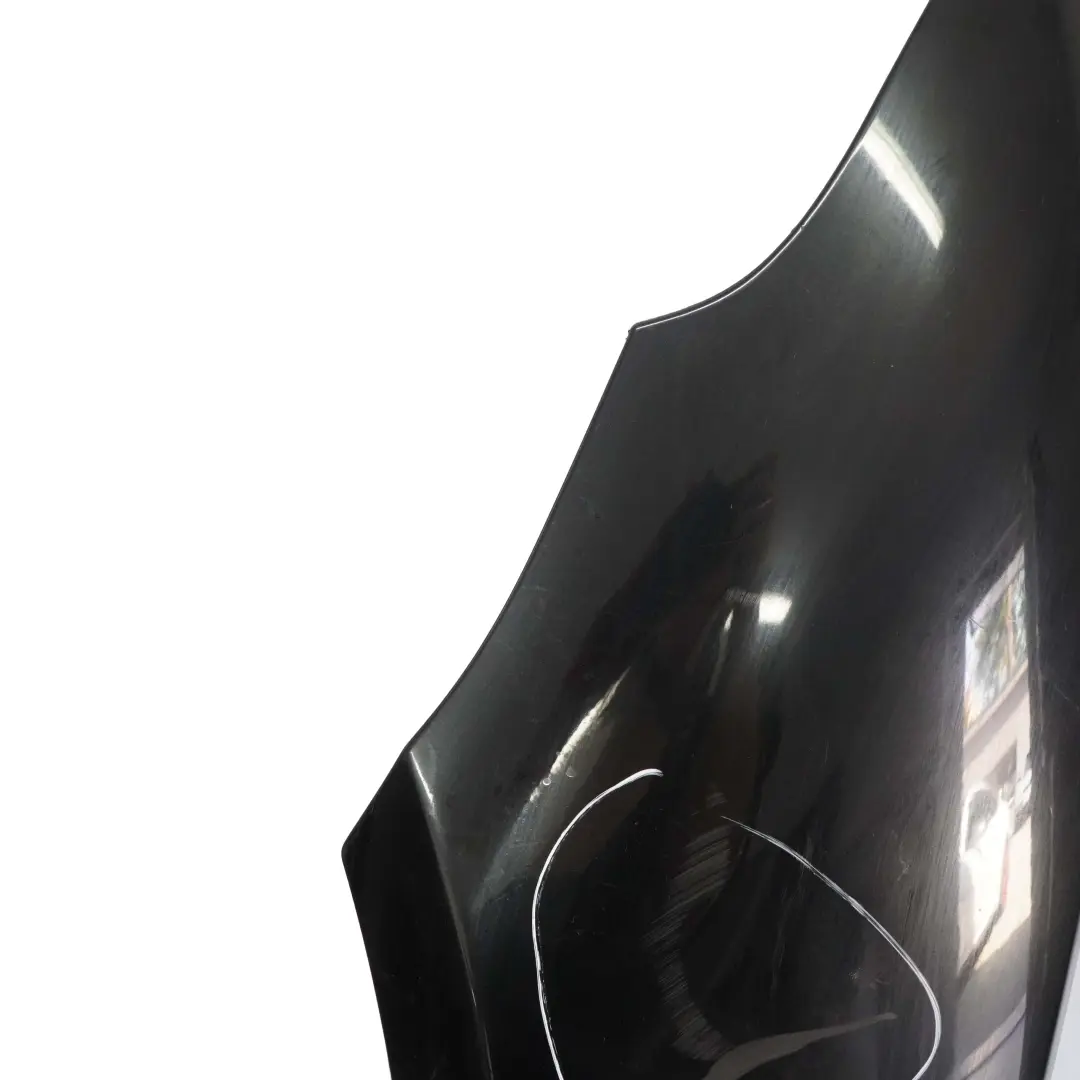 BMW E63 E64 Wing Panel Delantero Izquierdo Fender Negro Zafiro Metalico - 475 - SKU 2155901-BS2 - Número de pieza 2155901
