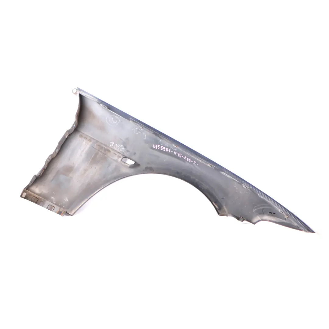 BMW E63 E64 Wing Panel Front Left Side Fender N/S Mystic Blue Metallic - A07 - SKU 2155901-MYS - Part number 2155901