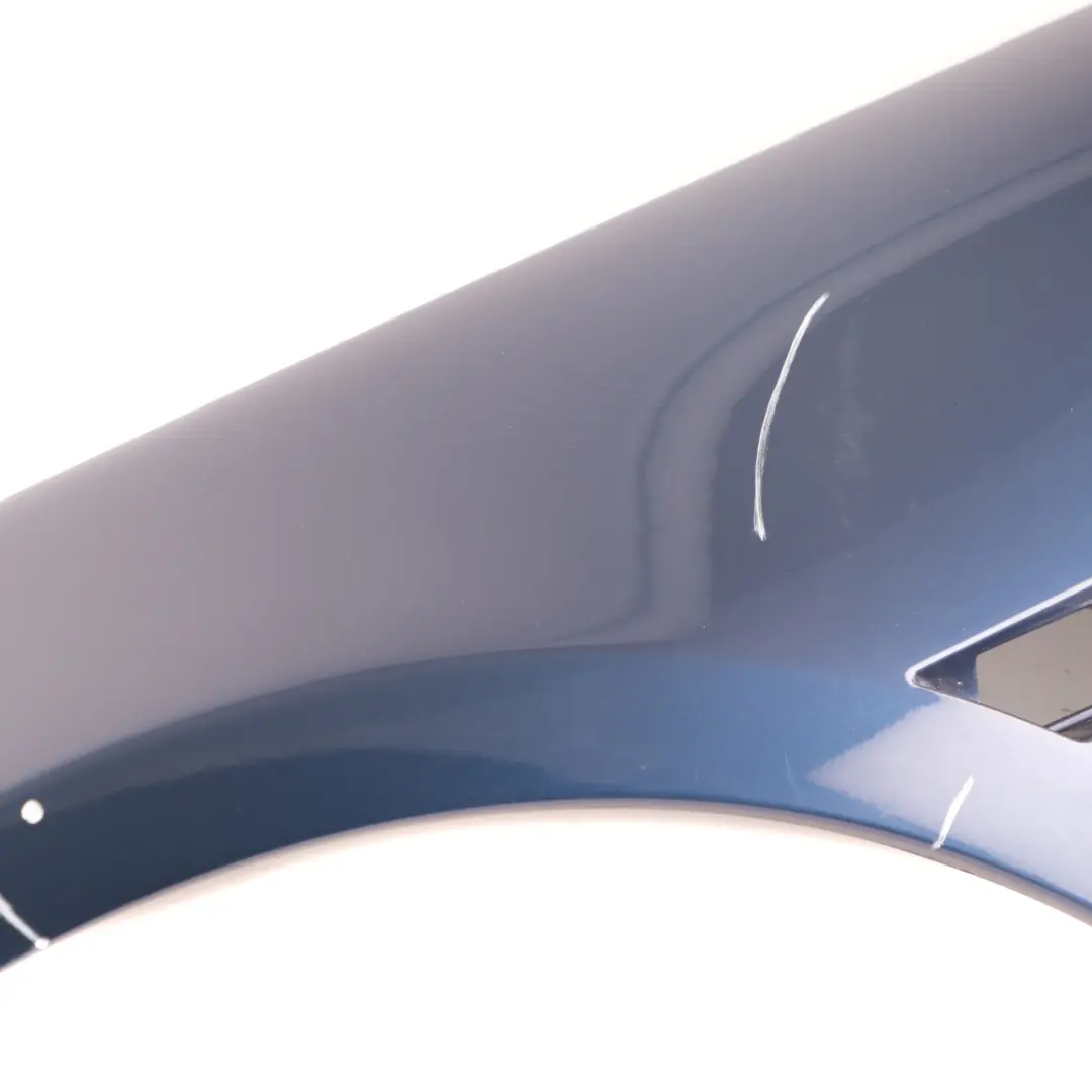 BMW E63 E64 Wing Panel Front Left Side Fender N/S Mystic Blue Metallic - A07 - SKU 2155901-MYS - Part number 2155901