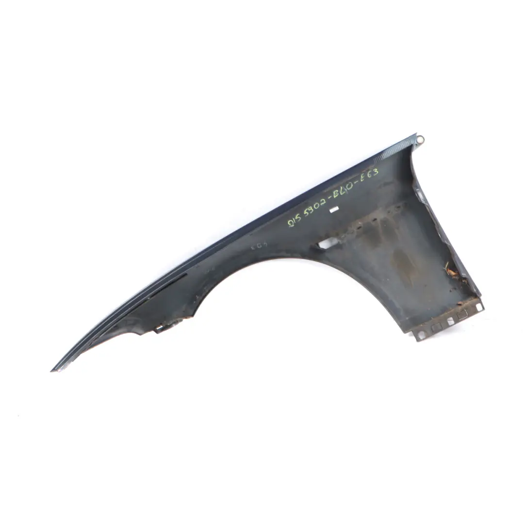 BMW E63 E64 Side Panel Front Right Wing Fender O/S Blue Onyx Metallic - S11 - SKU 2155902-BLO - Part number 2155902
