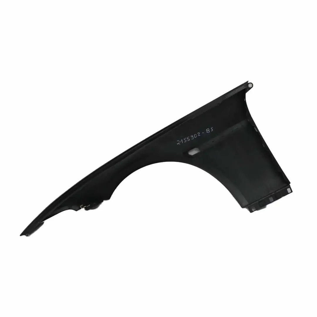 BMW E63 E64 Pannello laterale anteriore destro Parafango Aletta Nero Zaffiro 475 - SKU 2155902-BS - Numero di parte 2155902