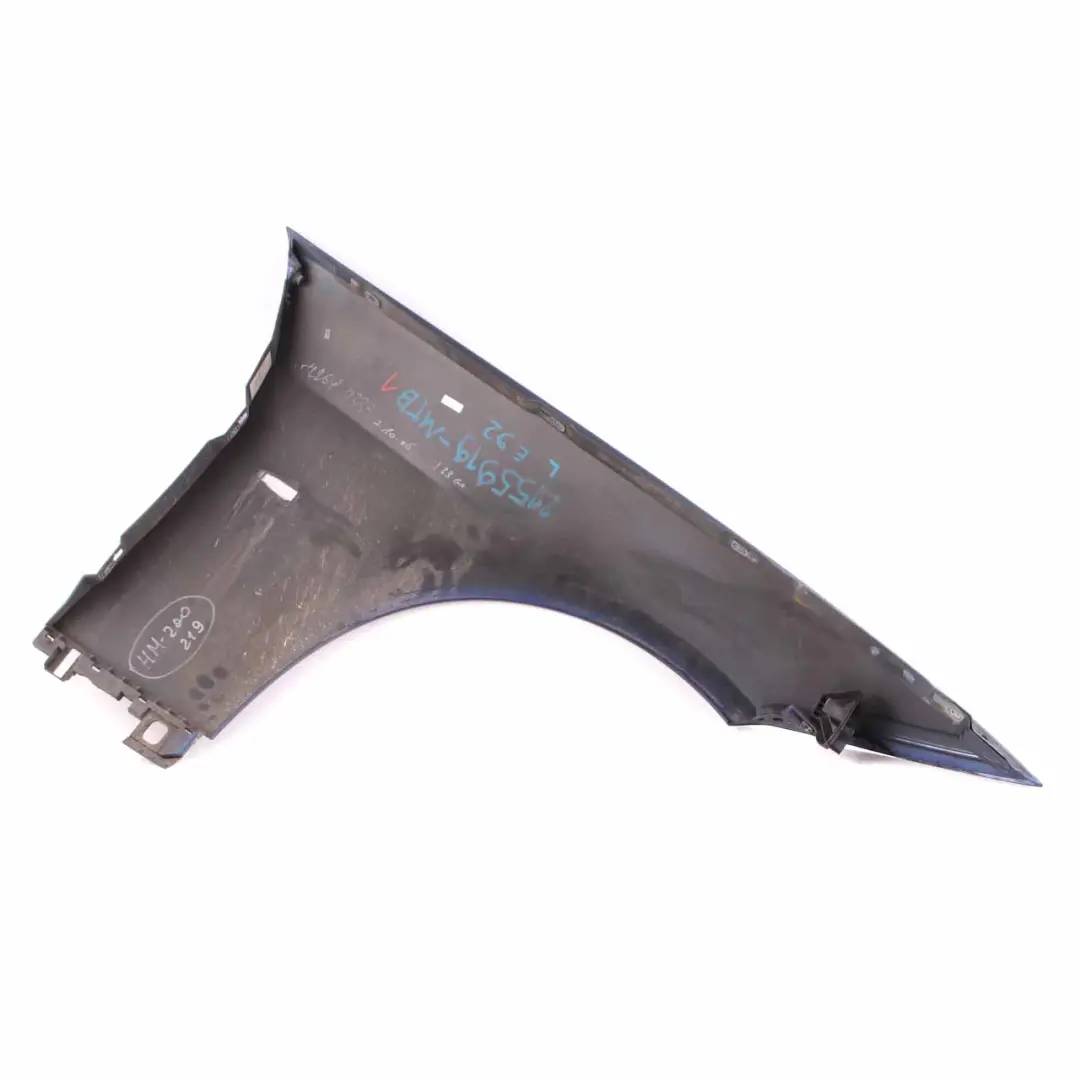 BMW E92 Side Panel Fender Wing Front Left N/S Montegoblau Blue Metallic - A51 - SKU 2155919-MTB1 - Part number 2155919