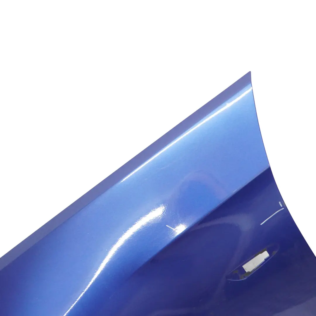 BMW E92 Seitenverkleidung Kotflügel vorne links Montegoblau Blau - A51 - SKU 2155919-MTB2 - Teilenummer 2155919