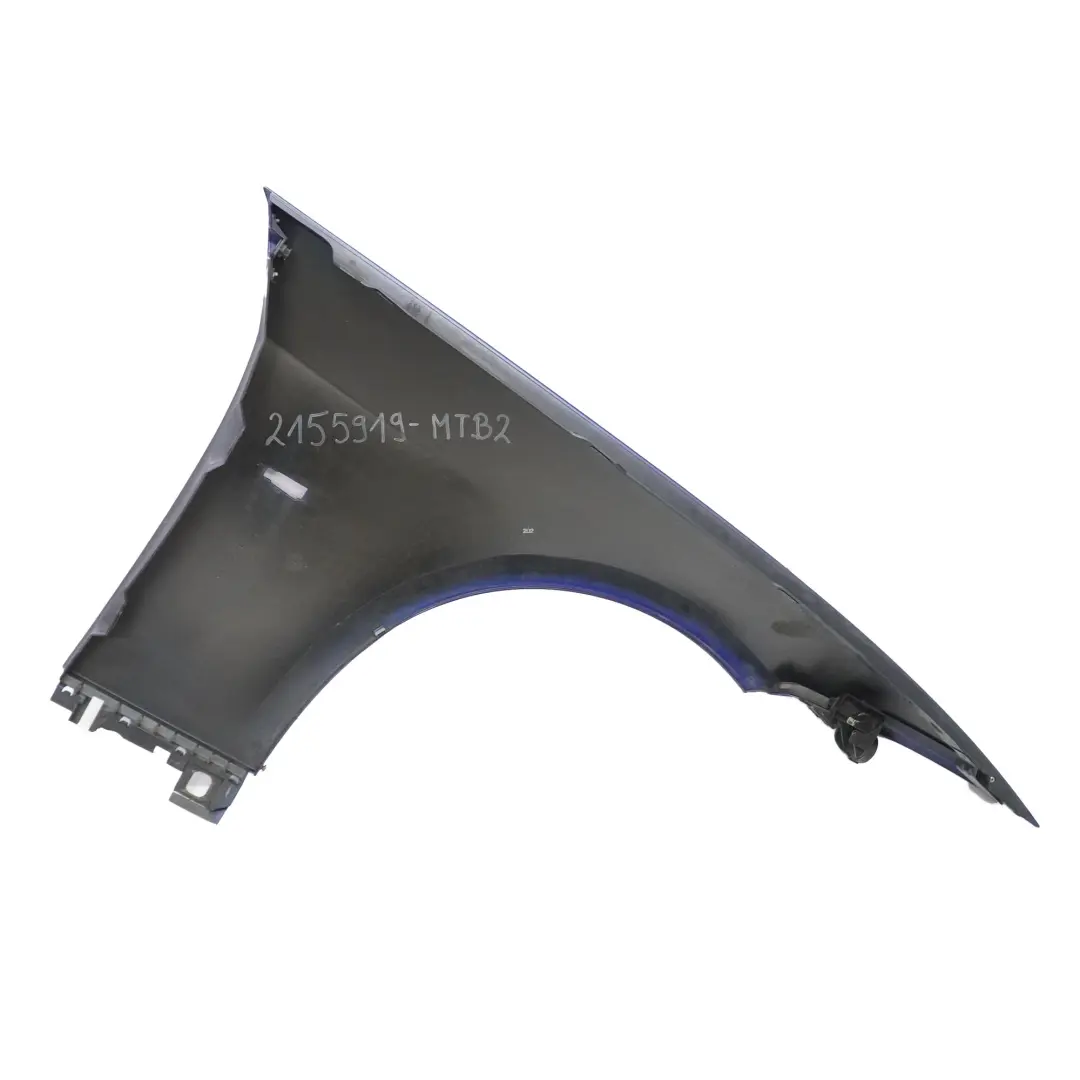 BMW E92 Seitenverkleidung Kotflügel vorne links Montegoblau Blau - A51 - SKU 2155919-MTB2 - Teilenummer 2155919