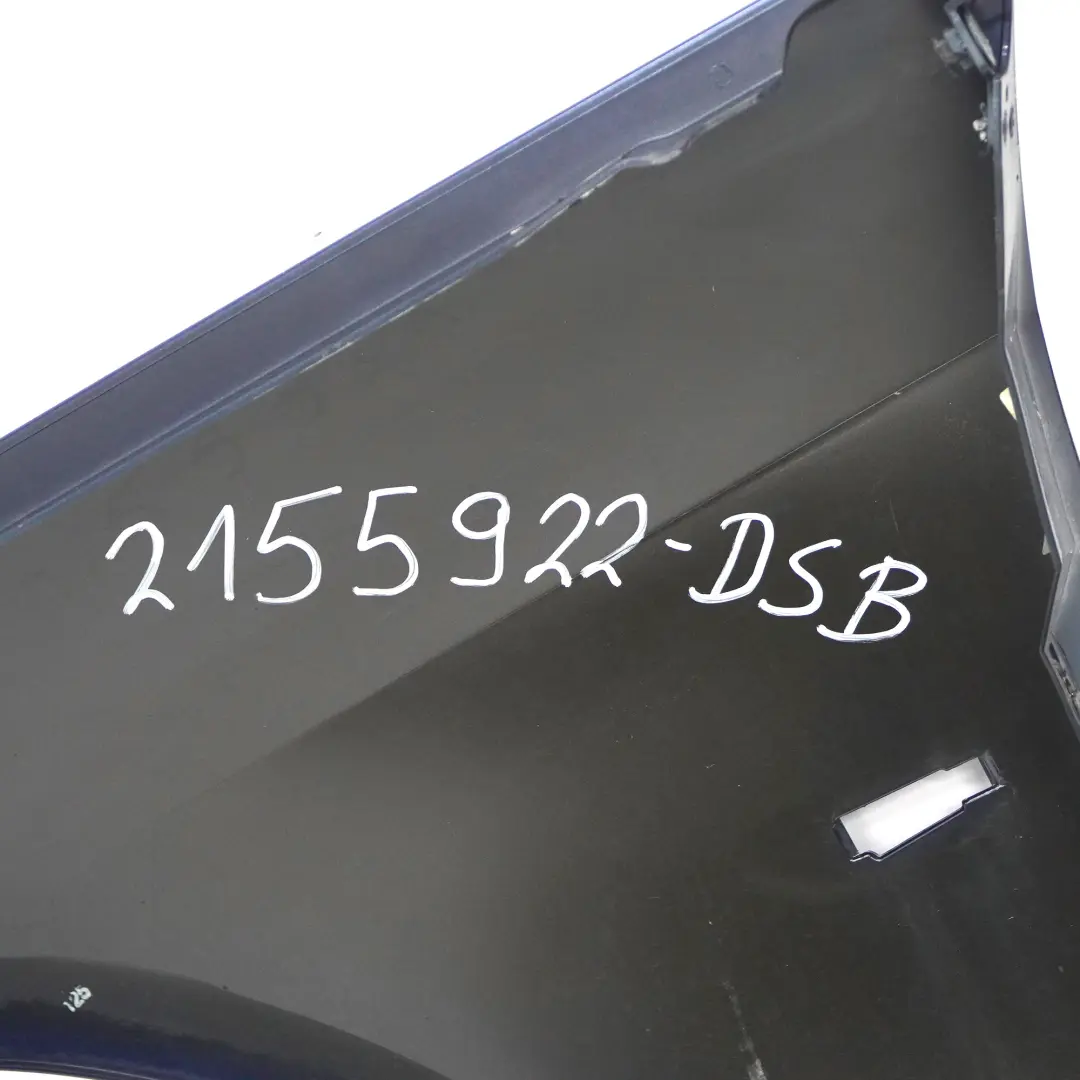  Side Wing Panel BMW E92 Fender Front Right O/S Tiefseeblau Deep Sea Blue - A76 - SKU 2155922-DSB - Part number 2155922