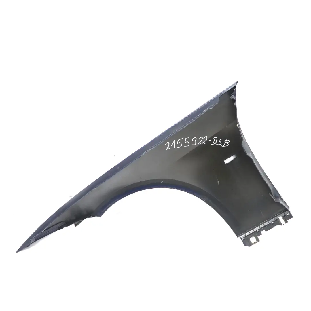  Side Wing Panel BMW E92 Fender Front Right O/S Tiefseeblau Deep Sea Blue - A76 - SKU 2155922-DSB - Part number 2155922