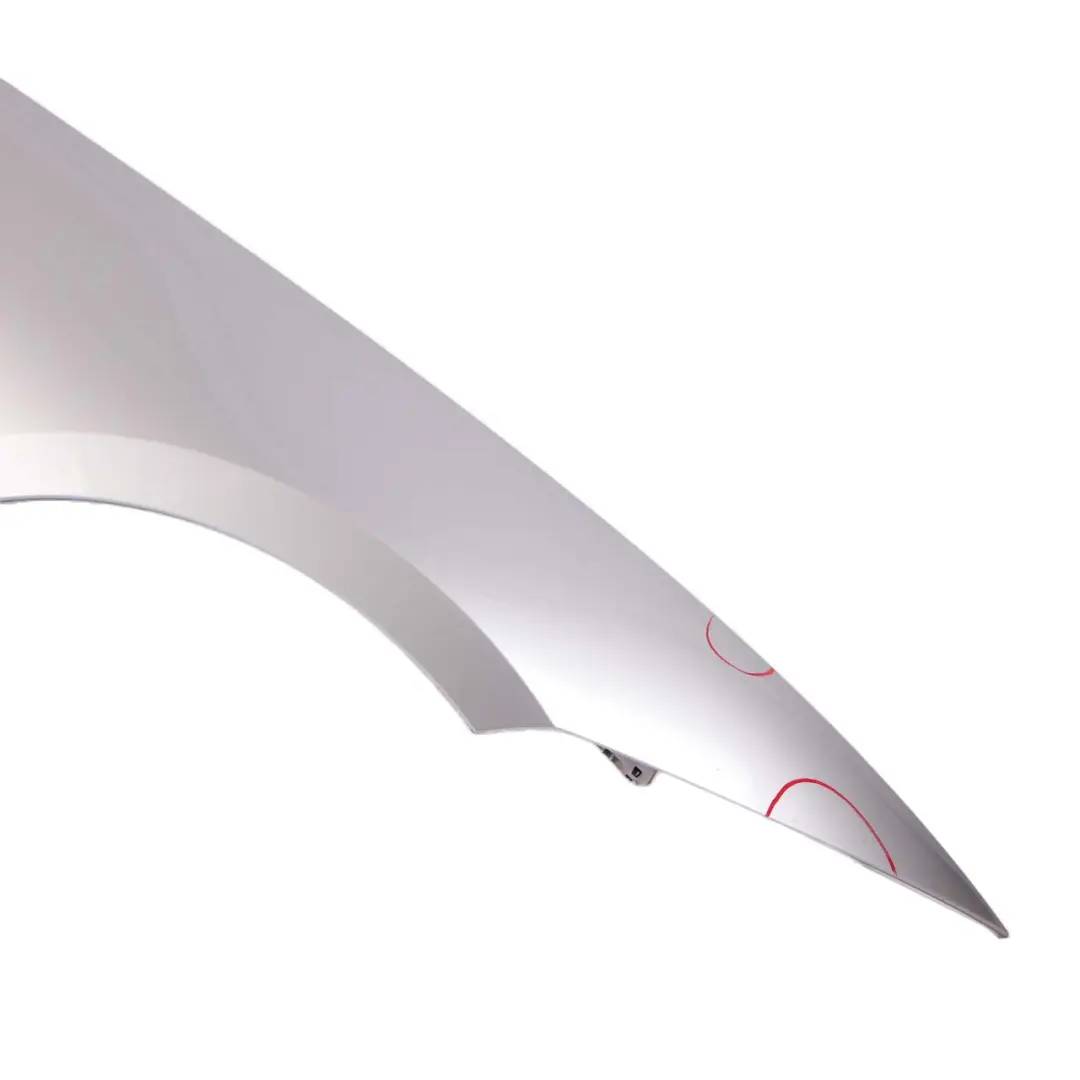 Wing Fender Panel BMW E92 E93 Front Right Side O/S Titansilber Silver - 354 to with Part number 2155922 Wing Fender Panel BMW E92 E93 Front Right Side O/S Titansilber Silver - 354 - SKU 2155922-TS5 - Part number 2155922