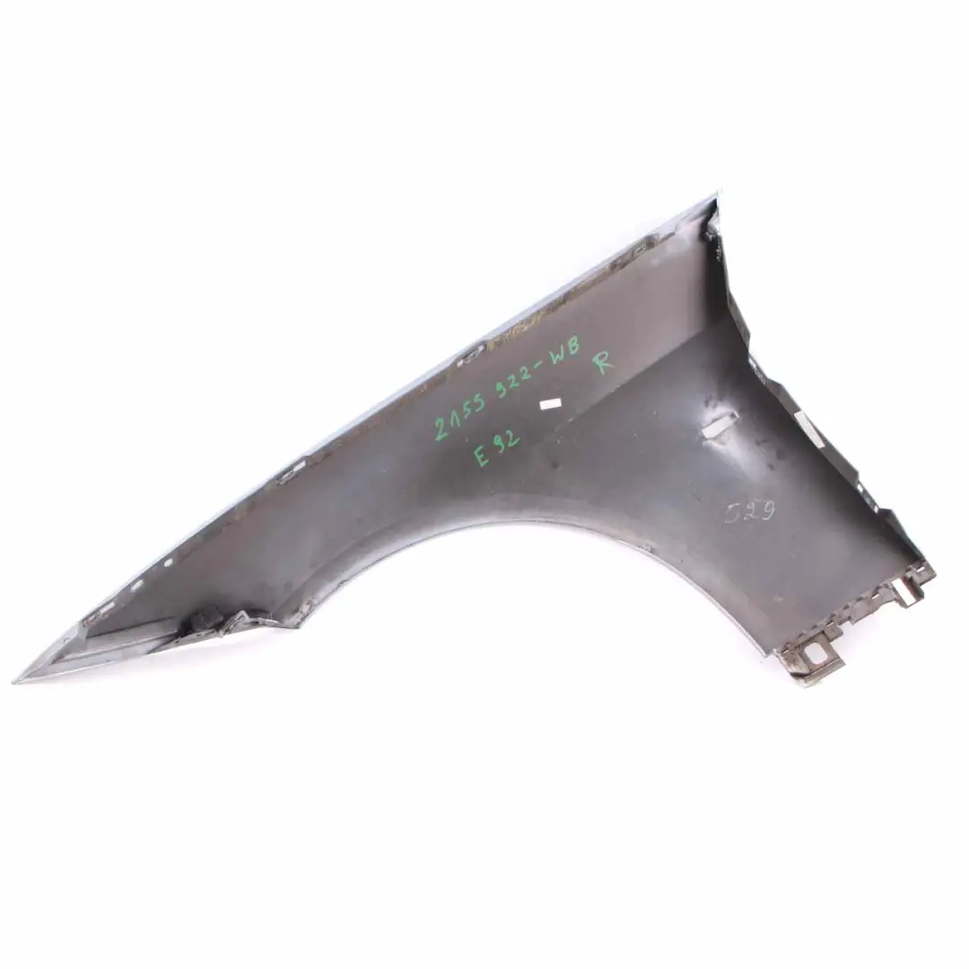Wing Fender Panel Front Right Side O/S Bluewater Metallic - 896 to BMW E92 E93 with Part number 2155922 BMW E92 E93 Wing Fender Panel Front Right Side O/S Bluewater Metallic - 896 - SKU 2155922-WB - Part number 2155922