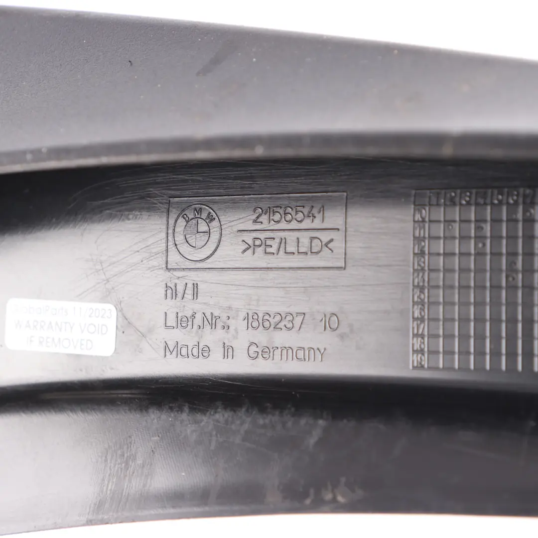 Cache Bavette Arrière Gauche pour BMW X3 F25 à propos du numéro de pièce 2156541 BMW X3 F25 Cache Bavette Arrière Gauche - SKU 2156541 - Numéro de pièce 2156541