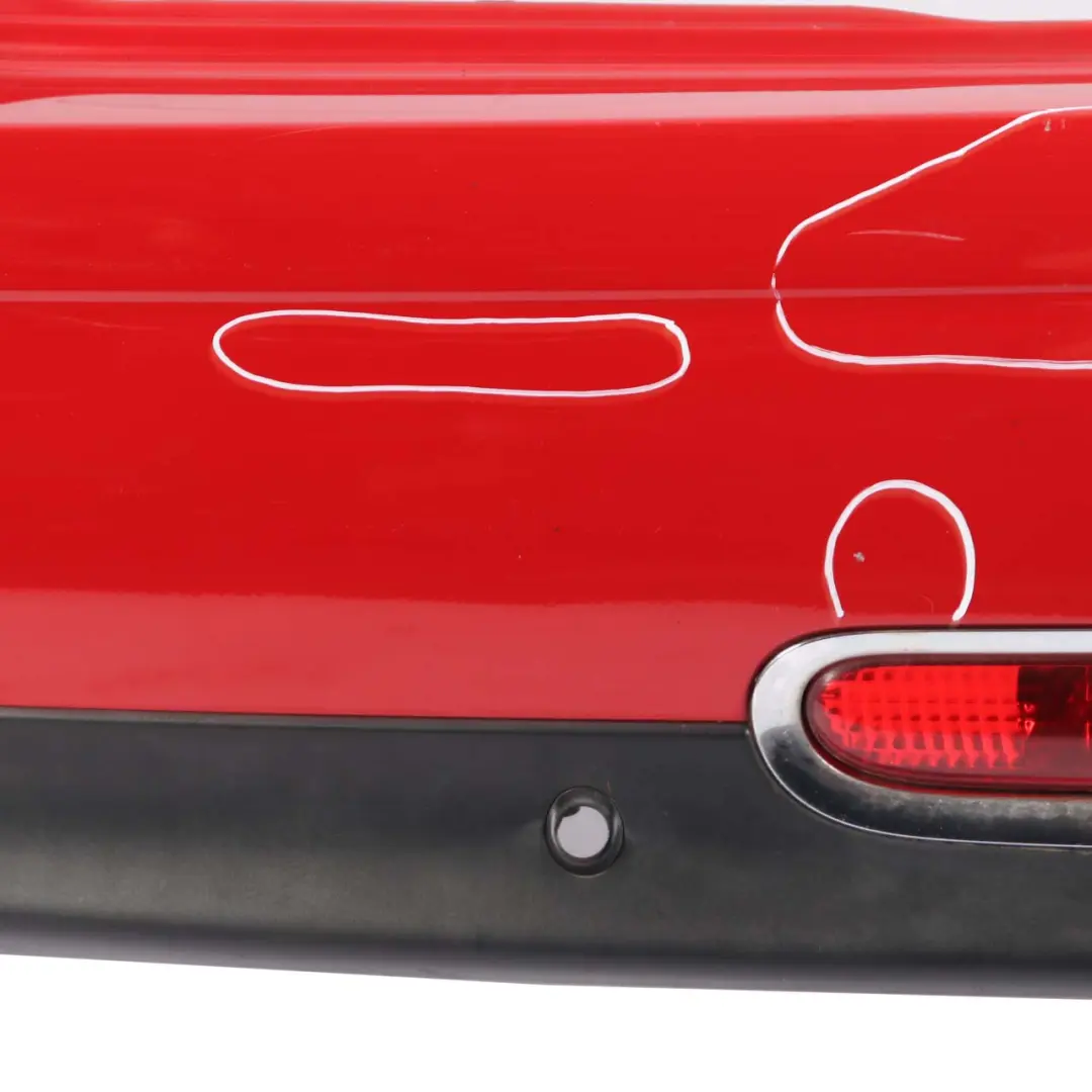 Bumper Rear Trim Panel Cover PDC Chili Red - 851 to Mini R57 Cabrio with Part number 2156693 Mini R57 Cabrio Bumper Rear Trim Panel Cover PDC Chili Red - 851 - SKU 2156693-CHRED1 - Part number 2156693