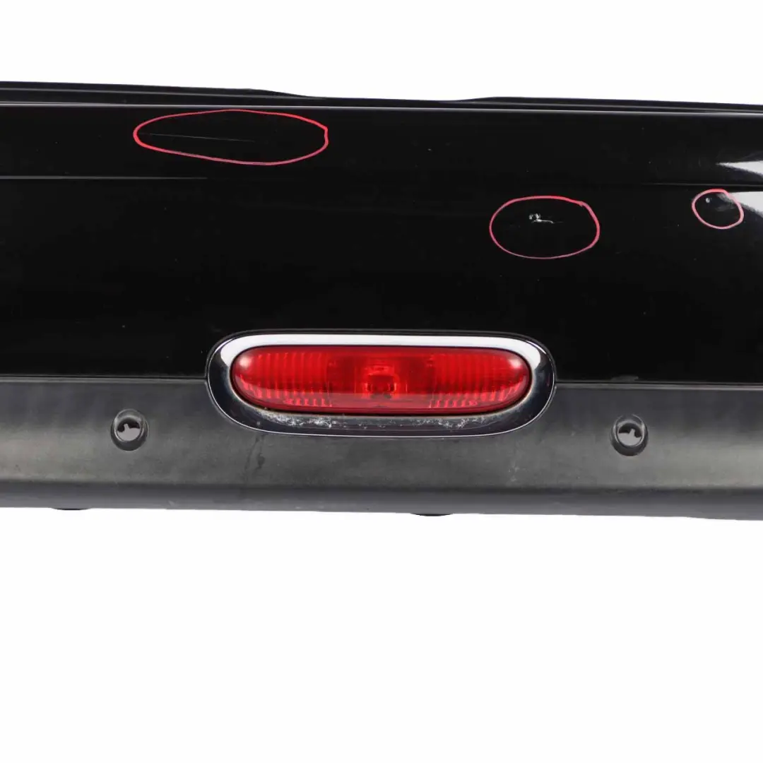 Mini R57 Rear Bumper Cabrio Trim Panel PDC Midnight Black Metallic - A94 - SKU 2156693-MNB1 - Part number 2156693